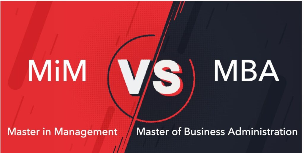 MBA vs MiM:  Which is right  for you? 